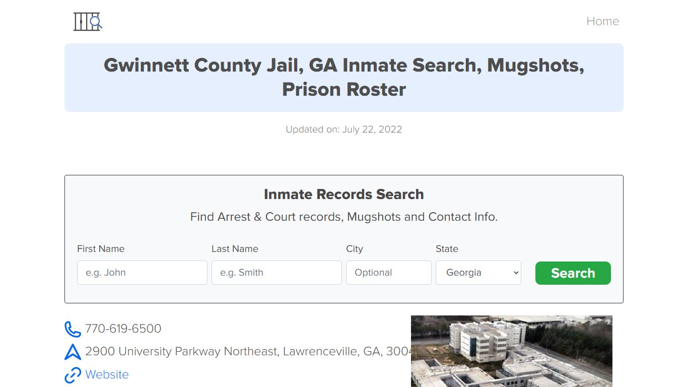 Gwinnett County Jail, GA Inmate Search, Mugshots, Prison Roster